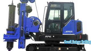 회전식 말뚝 기계: 전력 정밀 기초