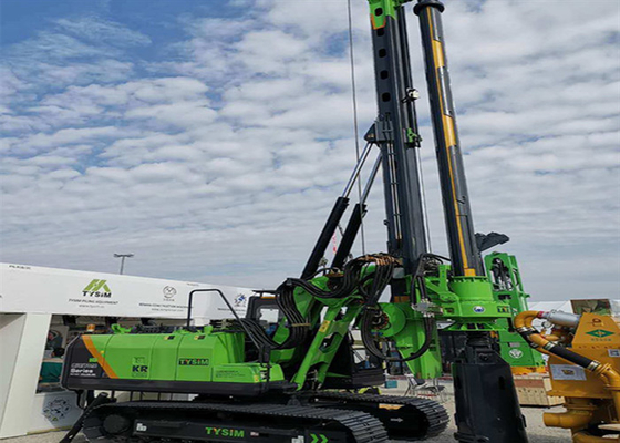 100kN 이송력 사용 Piling Rig 50m Max. 1.5m 드릴링 직경