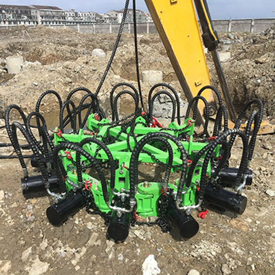 34.3mpa 수력 케케묵은 콘크리트 파일 브레이커 기계 135 밀리미터
