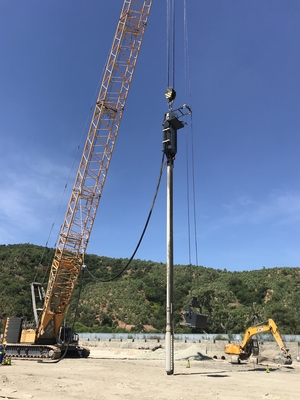 100 kw 전기 바닥 공급 바이브로플로트 근해 진동 대체 공사 300kN