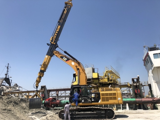 KM260 Clamshell 망원경 붐 팔 긴 발굴기 1600Kg 무게