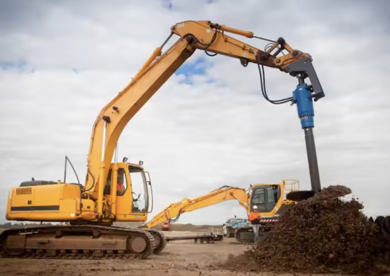 튜브 결합 옵션 상위 수압 토지 오거 AP3500 회전 속도 10-88 Rpm