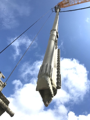 전기 진동 스파일 드라이버 75-180 kW 모터 전력 및 최대 속도 1450 R / min