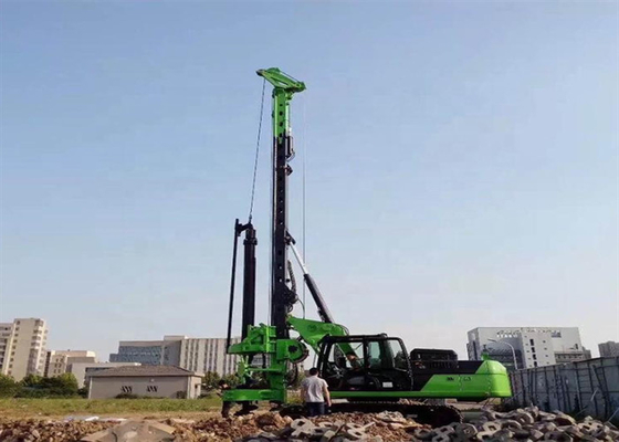 90kNm 큰 충돌 수력 파일 머신 크롤러 크롤러 파일드라이버  36m