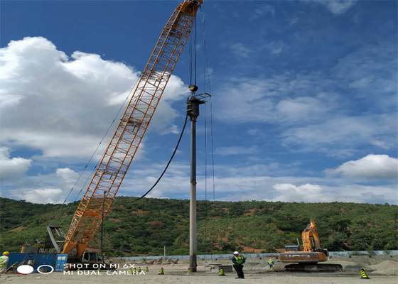 150 kw 바닥 공급 수력 전기적 바이브로플로트 스톤 칼럼 바이브로플로테이션 압축